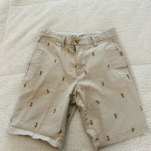 Old Navy Men's Beige Pineapple Print Shorts